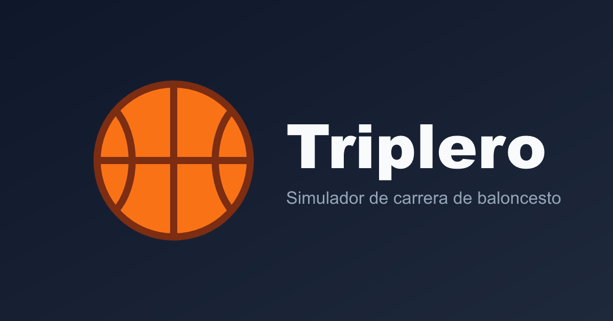 Triplero, simulador de carrera de baloncesto con motor de simulación en tiempo real